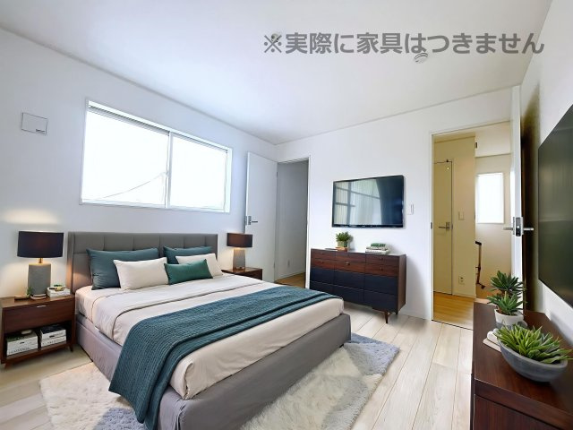 新築戸建・建売　熊谷市久下第14　久下小・熊谷東中の外観パース|＜2号棟＞完成予想図