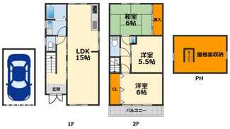 【間取り】 | 水道筋6丁目戸建