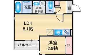 【間取り】 | GRANDTIC RELIEF | 略図の為、現状優先