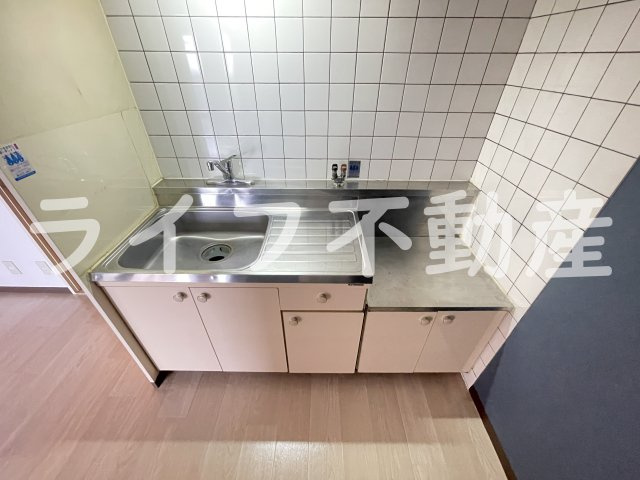 サングリーン布施のキッチン|コンパクトなキッチンで掃除もラクラク