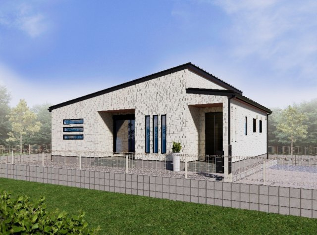 前橋市下川町　限定1棟　新築建売の外観パース|外観イメージです