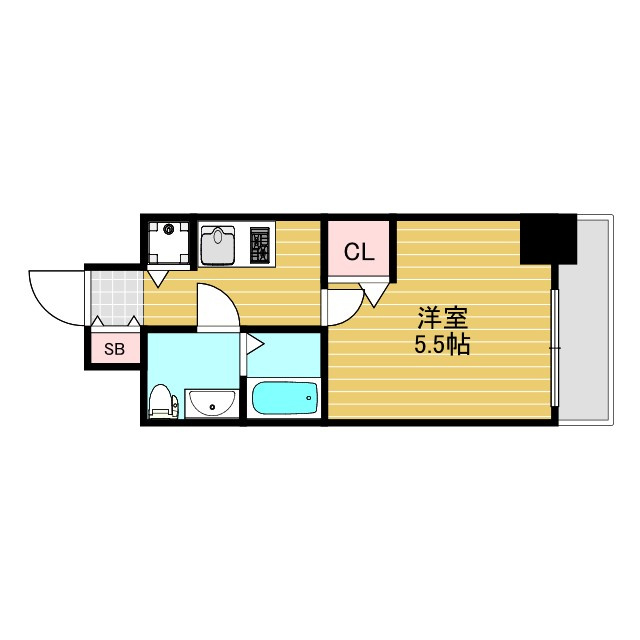 アドバンス新大阪Ⅴの間取り