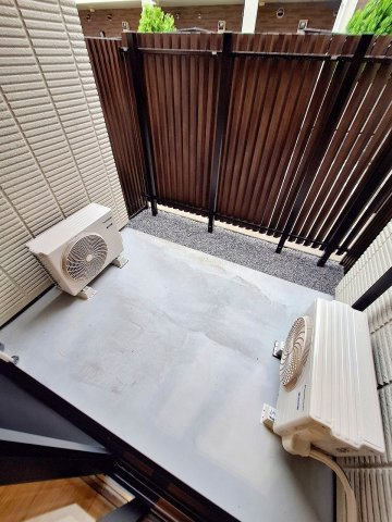 （仮称）川口市新井町メゾンのバルコニー