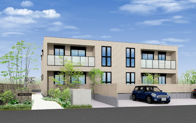 （仮称）川口市新井町メゾンの外観パース