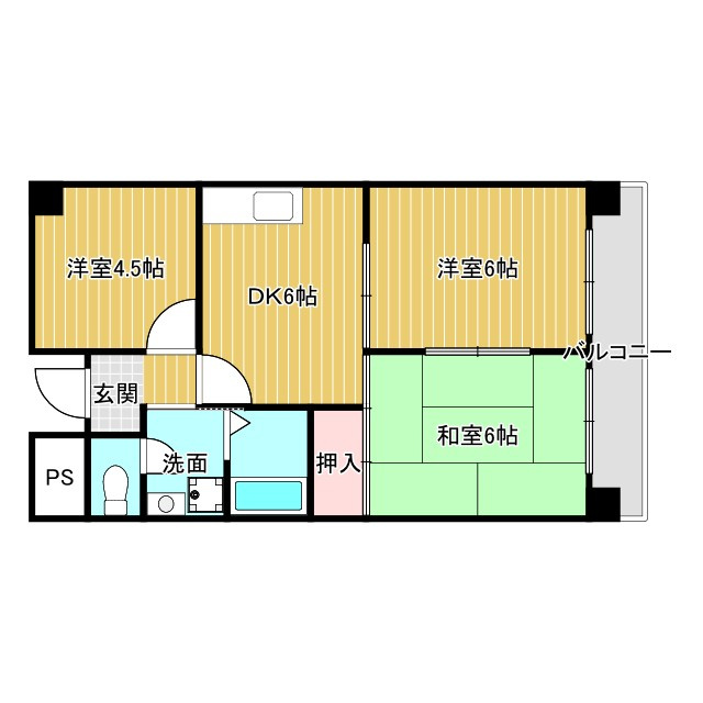 リバーサイド上野の間取り