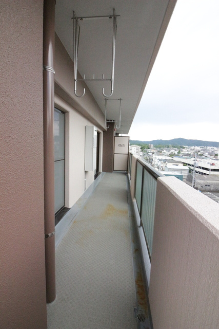 シャルムⅡのバルコニー|陽当たり良好なバルコニーです♪