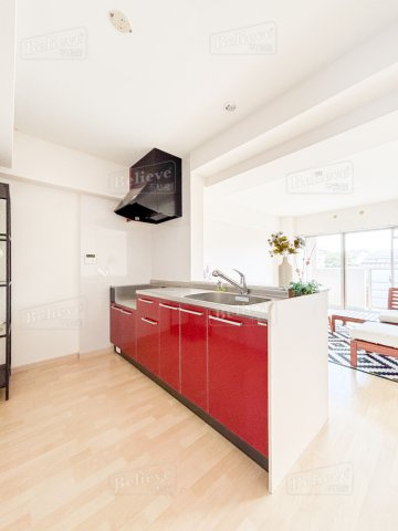 リ・エミネンスのキッチン|２口コンロ設置可能です♪