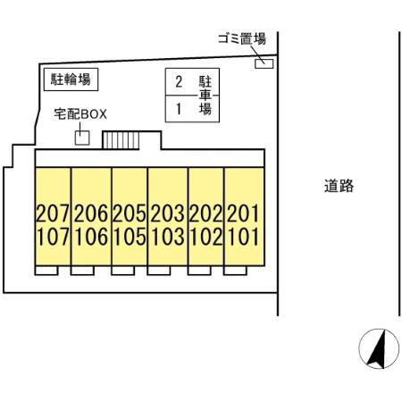 ラルゴの区画図