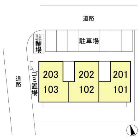 ラ ティーダの区画図