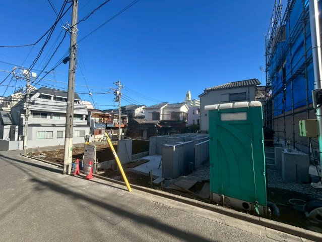 渋谷区本町デザイナーズ仕様新築戸建の外観|2025.11.04撮影