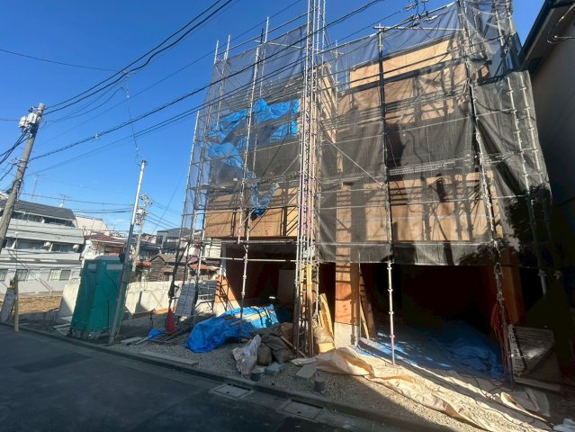 渋谷区本町デザイナーズ仕様新築戸建の外観|2025.11.14撮影