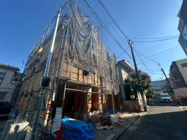 渋谷区本町デザイナーズ仕様新築戸建の外観|2025.11.14撮影