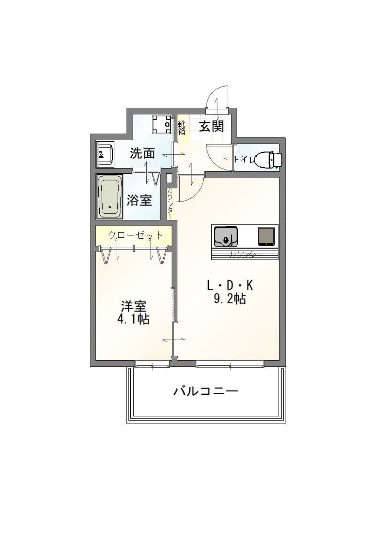 VELROG福岡東の間取り