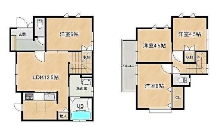 厚木市みはる野１丁目　中古戸建の間取り|間取図「厚木市みはる野1丁目　中古戸建」