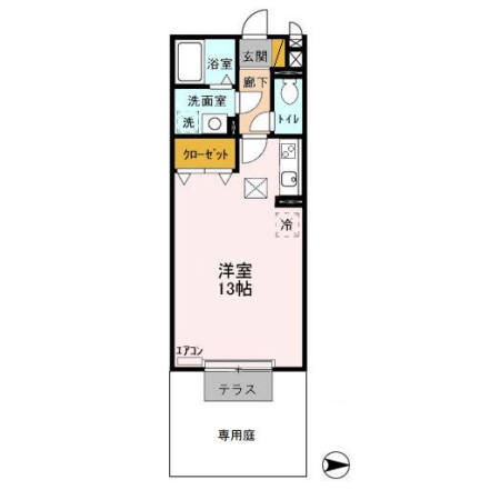 キャンパス・プランドールの間取り