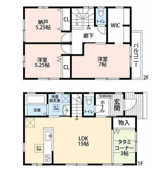 平塚市南金目　中古戸建の間取り|間取図「平塚市南金目　中古戸建」