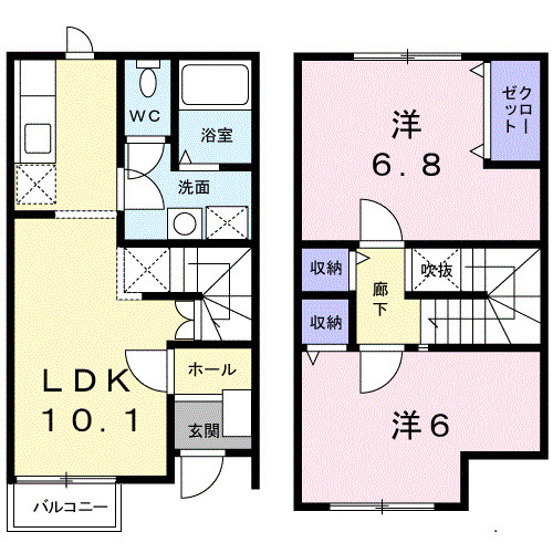 ボンレーブⅢの間取り