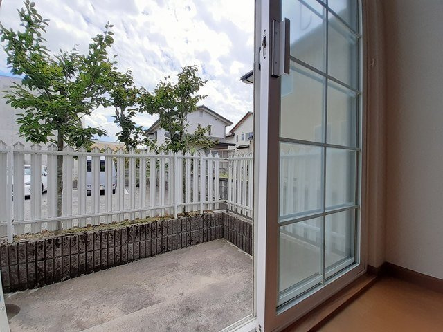 ボンレーブⅢのバルコニー|陽当たり良好なバルコニーです