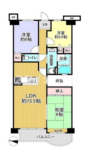 【間取り】 | ディオ・フェルティ枚方