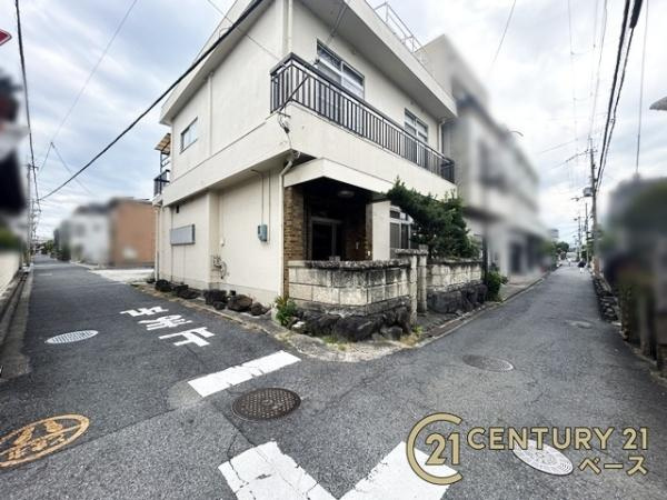 橿原市内膳町２丁目の売地の前面道路含む現地写真|二方道路の角地です！