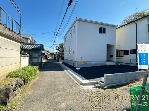 クレイドルガーデン伴堂 ／新築一戸建の前面道路含む現地写真|■現地撮影写真■緑豊かな気持ちの良い住環境！