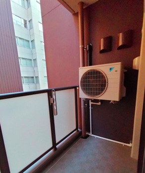 ジ　アドレス梅田 のバルコニー