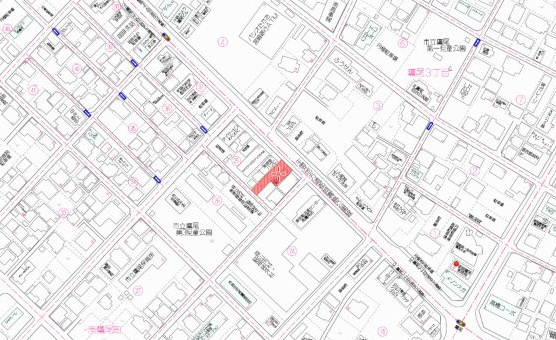 【土地図】 | 都城市南鷹尾町　1,670万円