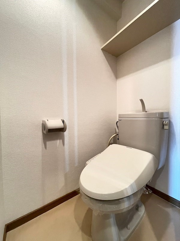 福岡市東区箱崎１丁目の賃貸マンションのトイレ
