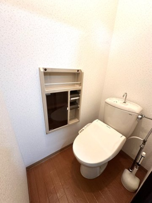 【トイレ】 | 野辺ハイツE | 落ち着いたトイレです