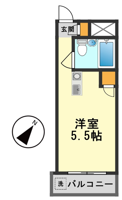 スカイコート高砂の間取り