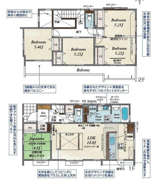 宇都宮市五代３丁目　１棟の外観|只今建設中！１号棟　お子様から「部屋がほしい…」そんな成長も嬉しい♪さらなる成長見守る新築マイホーム