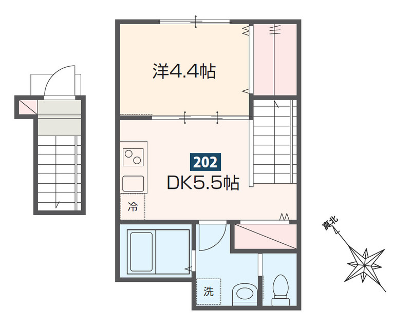 MELDIA駒沢大学の間取り