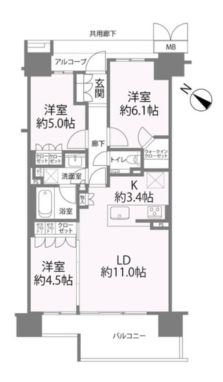 【間取り】 | 7駅7路線利用可能！室内大変おキレイです♪【インプレスト東京八丁堀】
