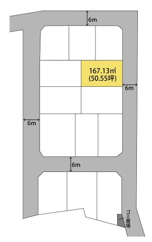 和歌山市栗栖・土地・127271の区画図