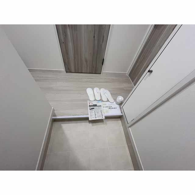 uハウスの玄関|明るい玄関です