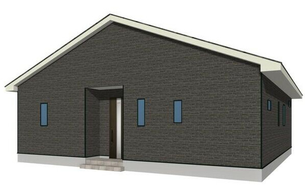 宮崎市恒久第14　２号棟の外観パース