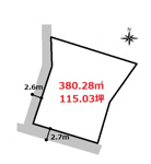 高崎市上豊岡町売地の画像