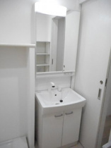 独立洗面化粧台が付いています