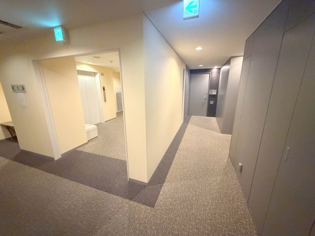 ルネッサンスタワー上野池之端のその他共用部分|共用廊下/上質感あふれる内廊下仕様