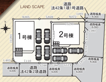沼津市大岡第32　新築戸建　全2棟　2号棟の区画図