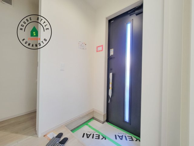 合志市幾久富第1-2棟（2号棟）　の防犯設備|二重ロックでしっかり防犯対策ができます。