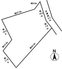 売地　田原市古田町エゲノ前