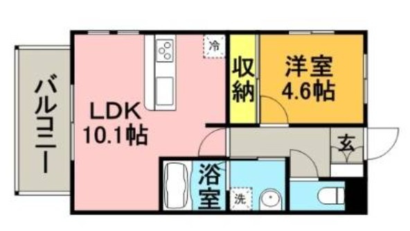 メゾンド・クレールの間取り