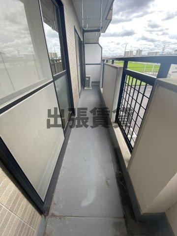 仲介手数料0円！！ハイツ・ソレアードのバルコニー