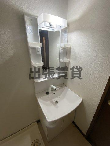 仲介手数料0円！！ハイツ・ソレアードの独立洗面台