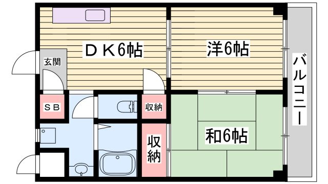 シャトル大久保の間取り