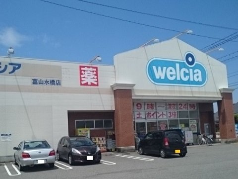 ヒカルサ富山水橋の周辺|ウエルシア富山水橋店まで800m