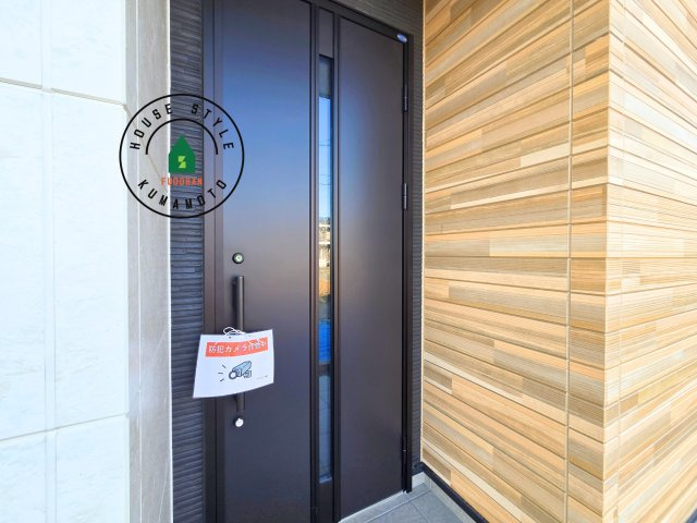 熊本市東区御領3丁目第1-3棟（1号棟）　の外観：施工例|おでかけの時も帰った時も、「我が家」を最初に感じでもらえる素敵な空間に。