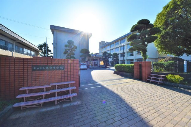 熊本市東区御領3丁目第1-3棟（1号棟）　の周辺|東部中学校