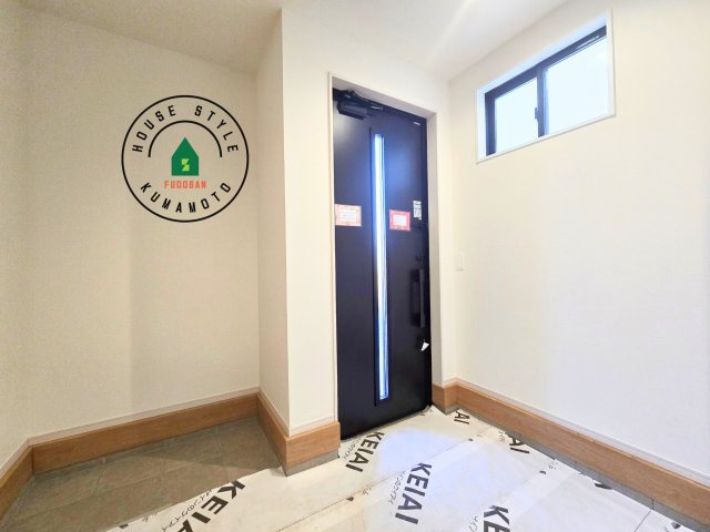 熊本市東区御領3丁目第1-3棟（1号棟）　の内観：施工例|二重ロックでしっかり防犯対策ができます。